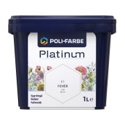   Poli-Farbe Platinum F1 egyrétegű beltéri falfesték - fehér - 1 l