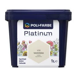  Poli-Farbe Platinum V30 egyrétegű beltéri falfesték - vasvirág - 1 l