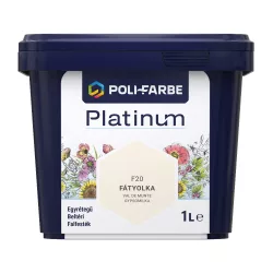   Poli-Farbe Platinum F20 egyrétegű beltéri falfesték - fátyolka - 1 l