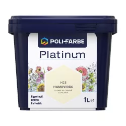   Poli-Farbe Platinum H25 egyrétegű beltéri falfesték - hamuvirág - 1 l