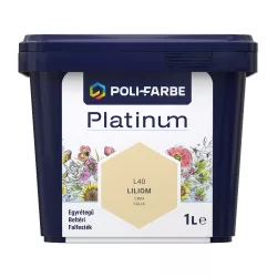   Poli-Farbe Platinum L40 egyrétegű beltéri falfesték - liliom - 1 l