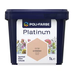   Poli-Farbe Platinum GY30 egyrétegű beltéri falfesték - gyékény - 1 l