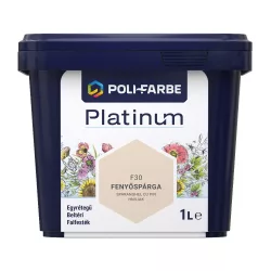   Poli-Farbe Platinum F30 egyrétegű beltéri falfesték - fenyőspárga - 1 l
