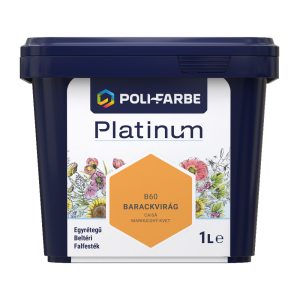 Poli-Farbe Platinum B60 egyrétegű beltéri falfesték - barackvirág - 1 l