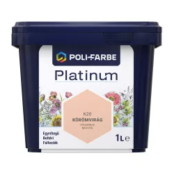   Poli-Farbe Platinum K20 egyrétegű beltéri falfesték - körömvirág - 1 l