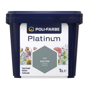 Poli-Farbe Platinum S50 egyrétegű beltéri falfesték - sulyom - 1 l