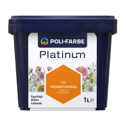   Poli-Farbe Platinum T80 egyrétegű beltéri falfesték - trombitavirág - 1 l