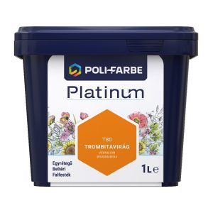 Poli-Farbe Platinum T80 egyrétegű beltéri falfesték - trombitavirág - 1 l