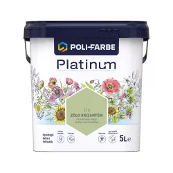   Poli-Farbe Platinum Z10 egyrétegű beltéri falfesték - zöld krizantém - 5 l