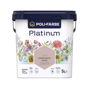 Poli-Farbe Platinum CS70 egyrétegű beltéri falfesték - cseresznyevirág - 5 l