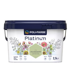 Poli-Farbe Platinum Z10 egyrétegű beltéri falfesték - zöld krizantém - 2,5 l