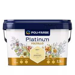   Poli-Farbe Platinum Foltálló beltéri falfesték - Aranyfürt A20 - 2,5 l