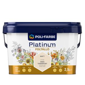 Poli-Farbe Platinum Foltálló beltéri falfesték - Erdei tündérfürt ET20 - 2,5 l