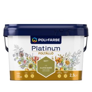Poli-Farbe Platinum Foltálló beltéri falfesték - Illatos babér I70 - 2,5 l