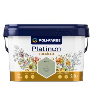 Poli-Farbe Platinum Foltálló beltéri falfesték - Olajfa O20 - 2,5 l