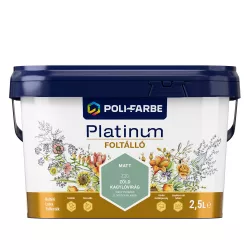   Poli-Farbe Platinum Foltálló beltéri falfesték - Zöld kagylóvirág Z20 - 2,5 l