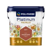   Poli-Farbe Platinum Foltálló beltéri falfesték - Bársonyvirág BV20 - 5 l