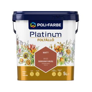 Poli-Farbe Platinum Foltálló beltéri falfesték - Bársonyvirág BV20 - 5 l