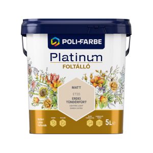 Poli-Farbe Platinum Foltálló beltéri falfesték - Erdei tündérfürt ET20 - 5 l