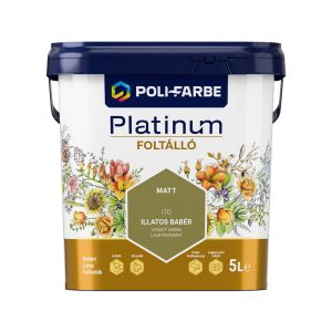 Poli-Farbe Platinum Foltálló beltéri falfesték - Illatos babér I70 - 5 l
