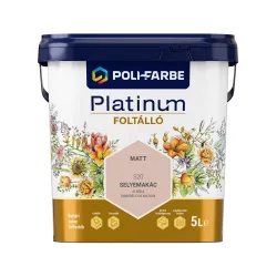   Poli-Farbe Platinum Foltálló beltéri falfesték - Selyemakác S20 - 5 l