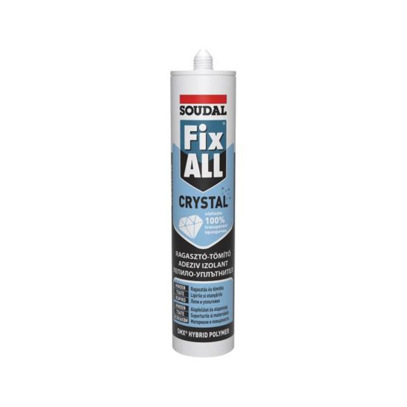 Soudal Fix All Crystal tömítő ragasztó - víztiszta - 290 ml