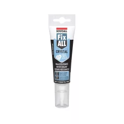   Soudal Fix All Crystal tömítő ragasztó - víztiszta -125 ml
