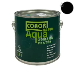 Coror Rapid Aqua Zománcfesték RAL9005 - fekete - 2,5 l