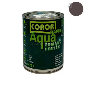 Coror Rapid Aqua Zománcfesték RAL8017 - sötétbarna - 0,75 l