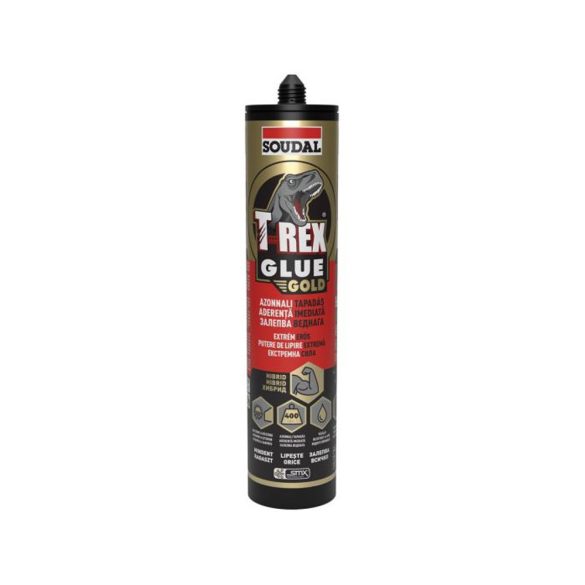 Soudal T-REX Glue Gold hibrid polimer szerelőragasztó - 290 ml