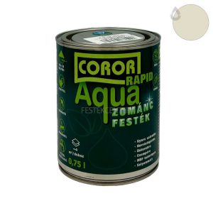 Coror Rapid Aqua Zománcfesték RAL1013 - gyöngyfehér - 0,75 l