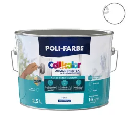 Poli-Farbe CellKolor zománcfesték - fehér - 2,5 l
