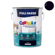 Poli-Farbe CellKolor zománcfesték - fekete - 5 l