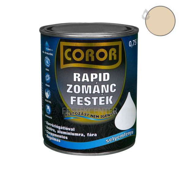 Coror Rapid Zománcfesték RAL1015 - bézs - 0,75 l