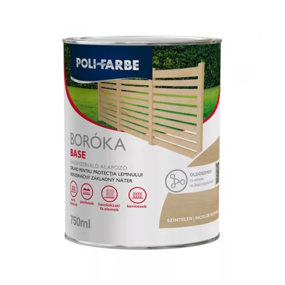 Poli-Farbe Boróka Base BB01 fakonzerváló alapozó - 0,75 l
