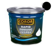 Coror Rapid Zománcfesték  - fekete - 2,5 l