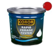 Coror Rapid Zománcfesték RAL3020 - piros - 2,5 l