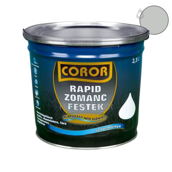 Coror Rapid Zománcfesték RAL7035 - szürke - 2,5 l