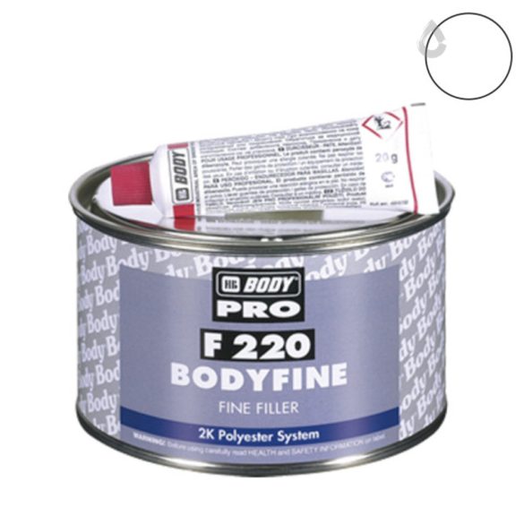 HB Body 220 FineSoft 2K PE finomkitt - fehér - 1 kg