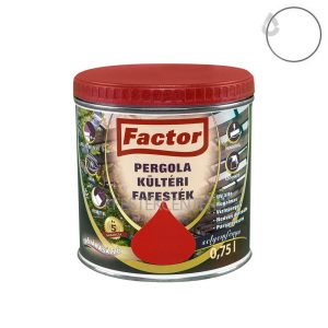 Factor Pergola kültéri fafesték - fehér - 0,75 l