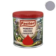 Factor Pergola kültéri fafesték - szürke - 0,75 l