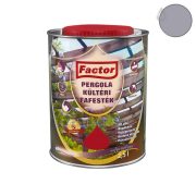Factor Pergola kültéri fafesték - szürke - 2,5 l