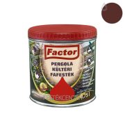 Factor Pergola kültéri fafesték - dió - 0,75 l