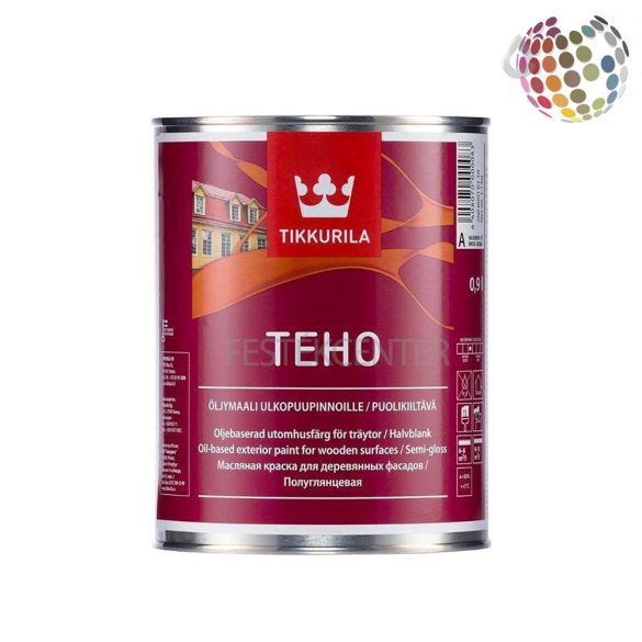 Tikkurila Teho Oil Paint A - kültéri fafesték - 0,9 l