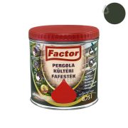 Factor Pergola kültéri fafesték - zöld - 0,75 l