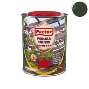 Factor Pergola kültéri fafesték - zöld - 2,5 l