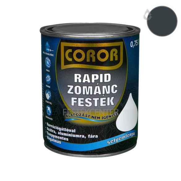 Coror Rapid Zománcfesték RAL7016 - antracit - 0,75 l