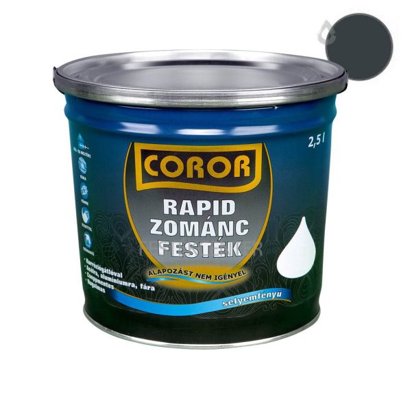 Coror Rapid Zománcfesték RAL7016  - antracit - 2,5 l