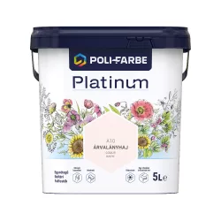   Poli-Farbe Platinum A10 egyrétegű beltéri falfesték - árvalányhaj - 5 l