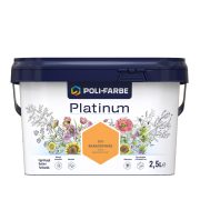   Poli-Farbe Platinum B60 egyrétegű beltéri falfesték - barackvirág - 2,5 l